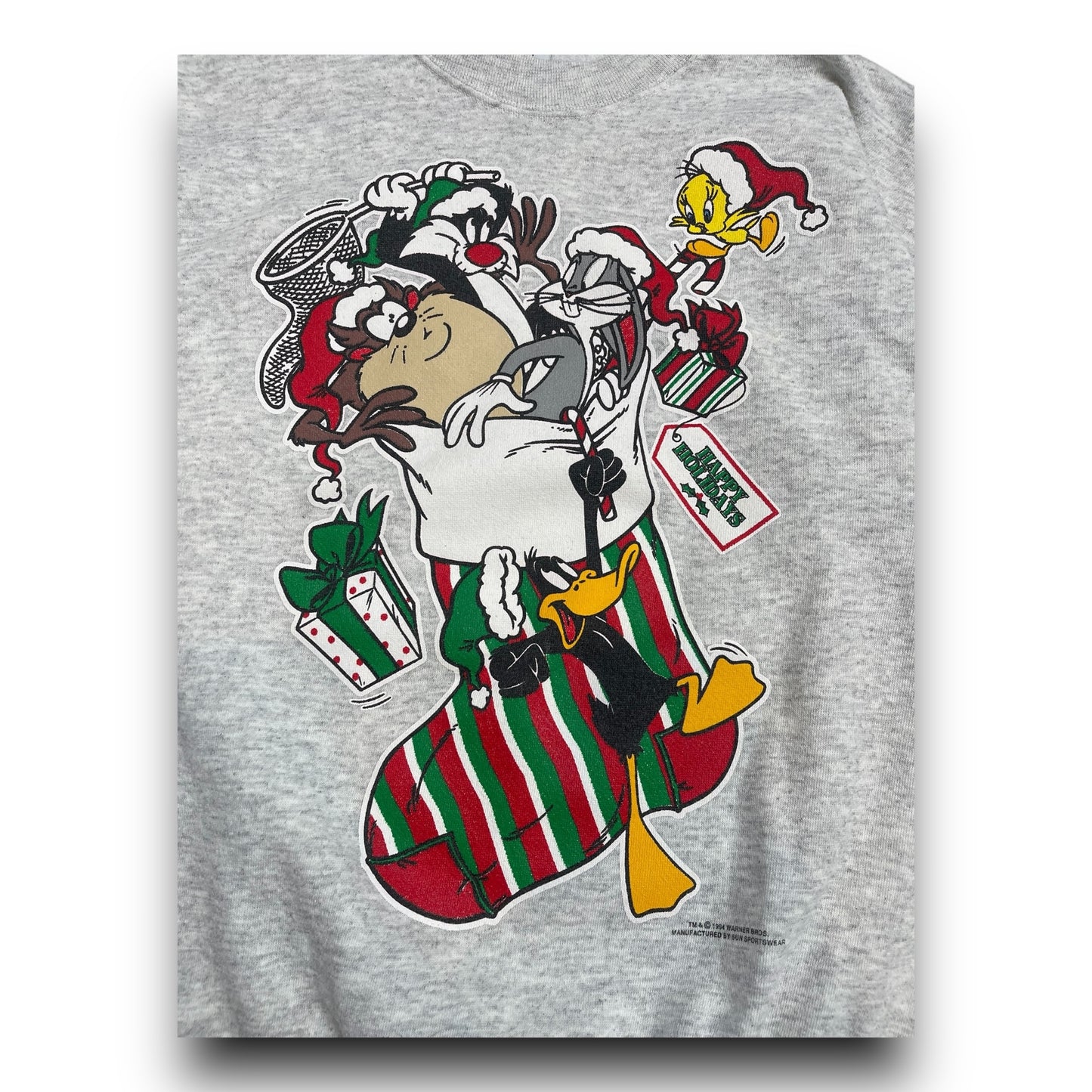 1994 Looney Tunes Christmas Crewneck - M/L