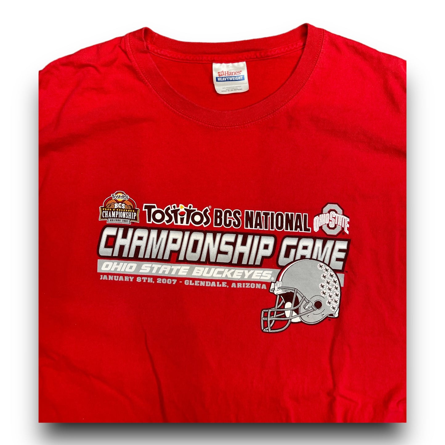 2007 Ohio State Buckeyes Championship Shirt - L