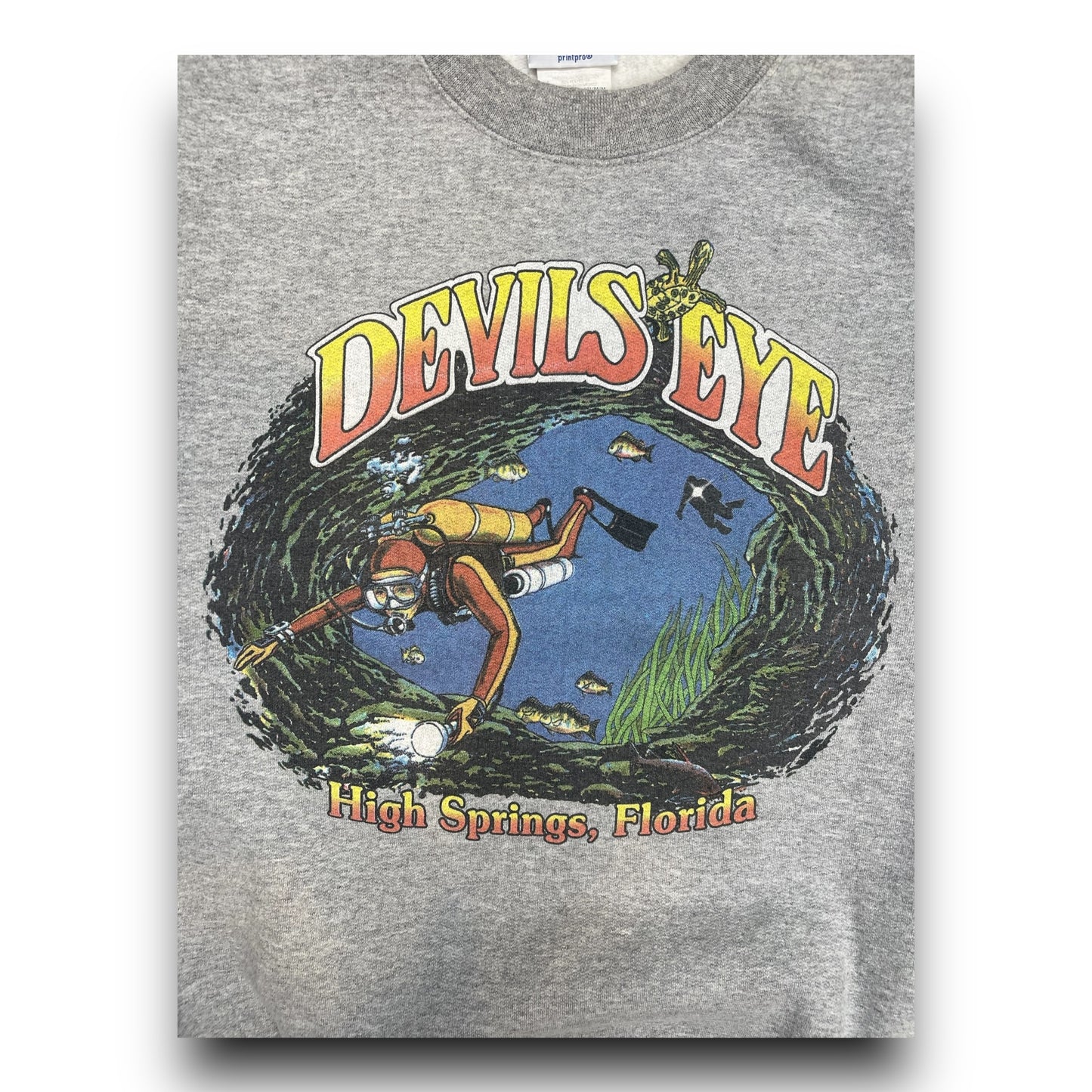 Vintage “Devil’s Eye” Florida Diving Crewneck - M