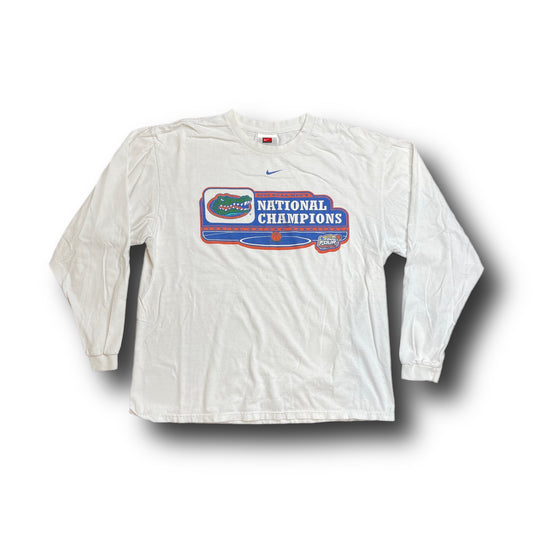 Y2K Nike Gators Center Swoosh (UF) Long-sleeve Shirt - L