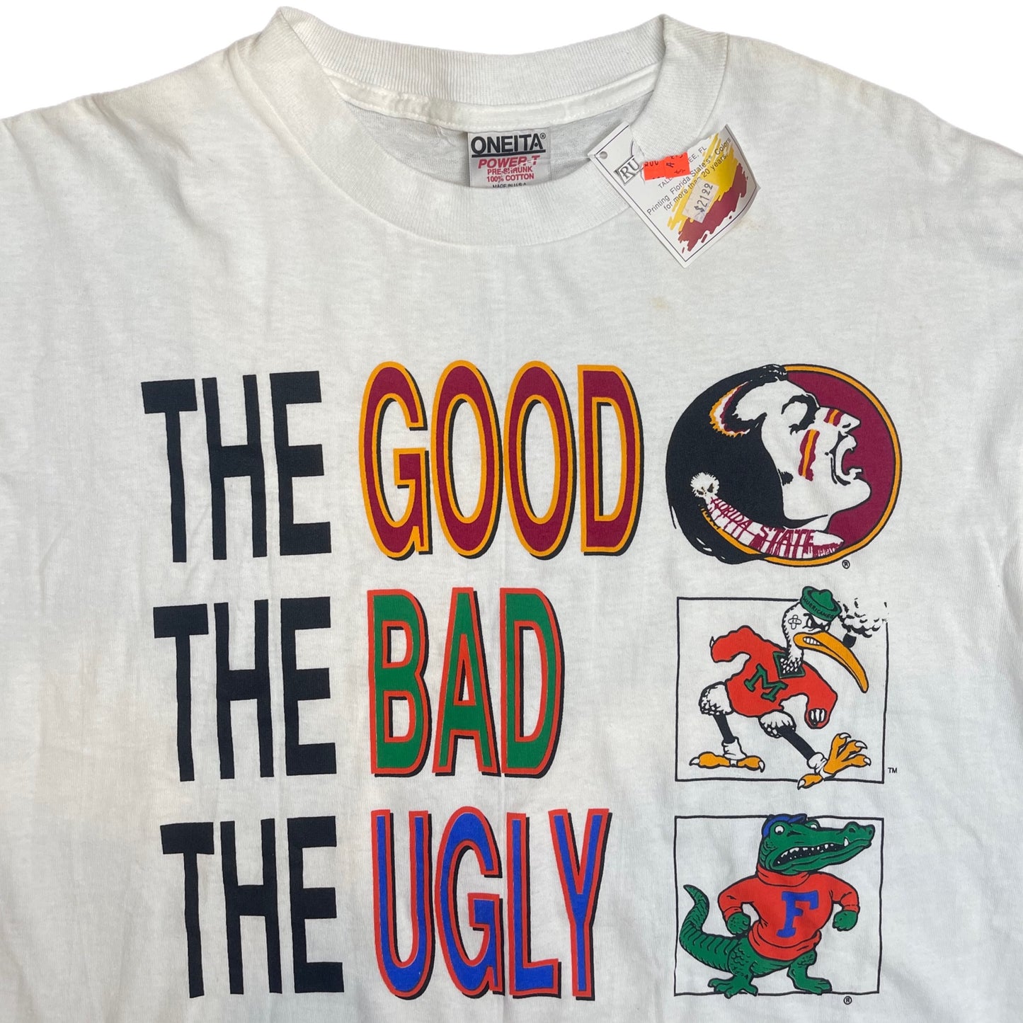 90’s Vintage Florida State “Good, Bad Ugly” (FSU) Long-sleeve - L