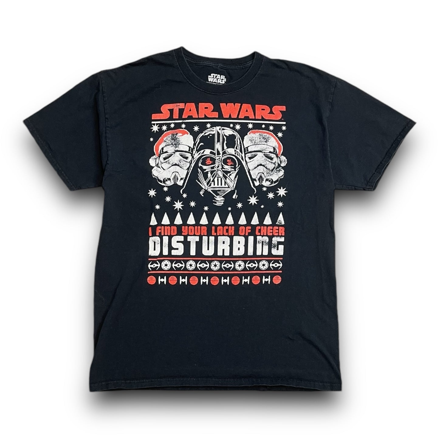 Modern Star Wars Christmas Shirt - L