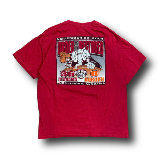 Alabama v.s Auburn 2008 Shirt - L