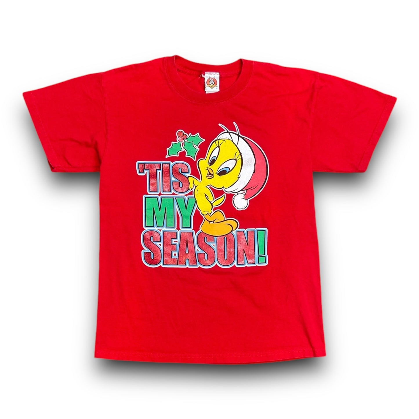 00’s Tweety Bird Looney Tunes “Tis My Season” Shirt - M