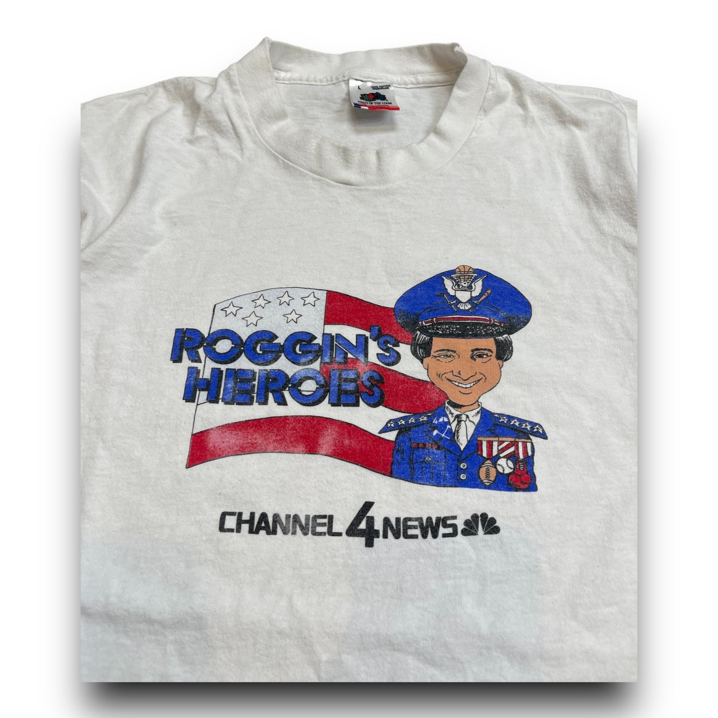 Vintage Channel 4 News “Roggin’s Heroes” Shirt - L