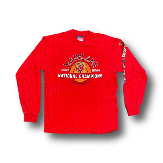 2002 Maryland Basketball Long-Sleeve Shirt - M