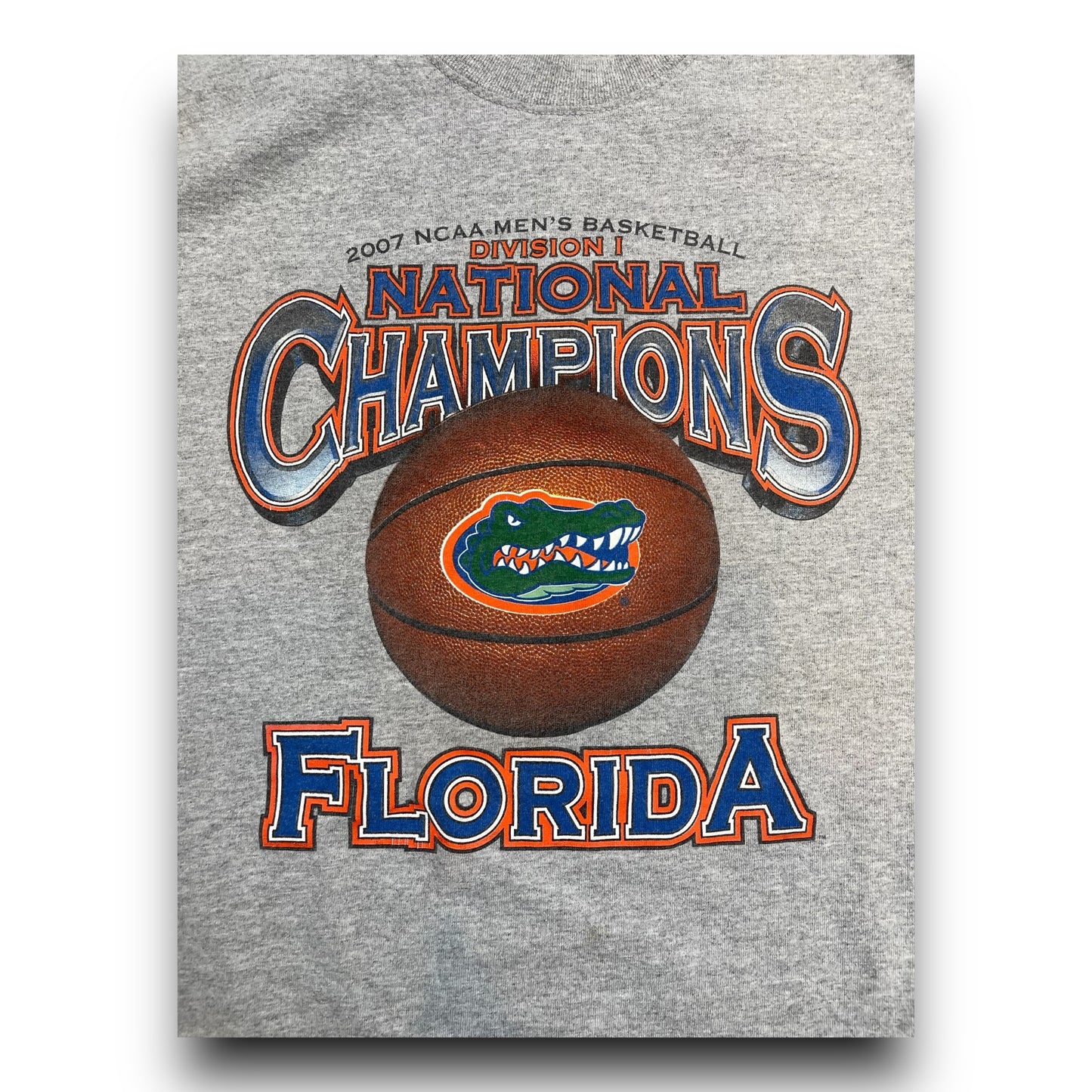 2007 NCAA Florida Gators (UF) Basketball Shirt - L