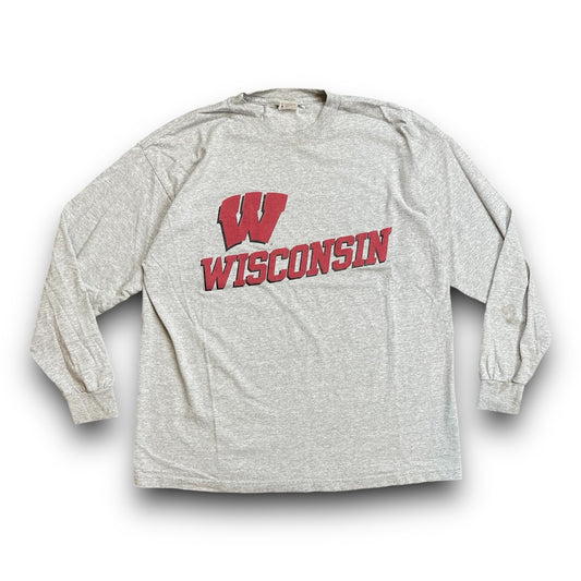 Vintage Wisconsin Badgers Long-Sleeve Shirt - L/XL