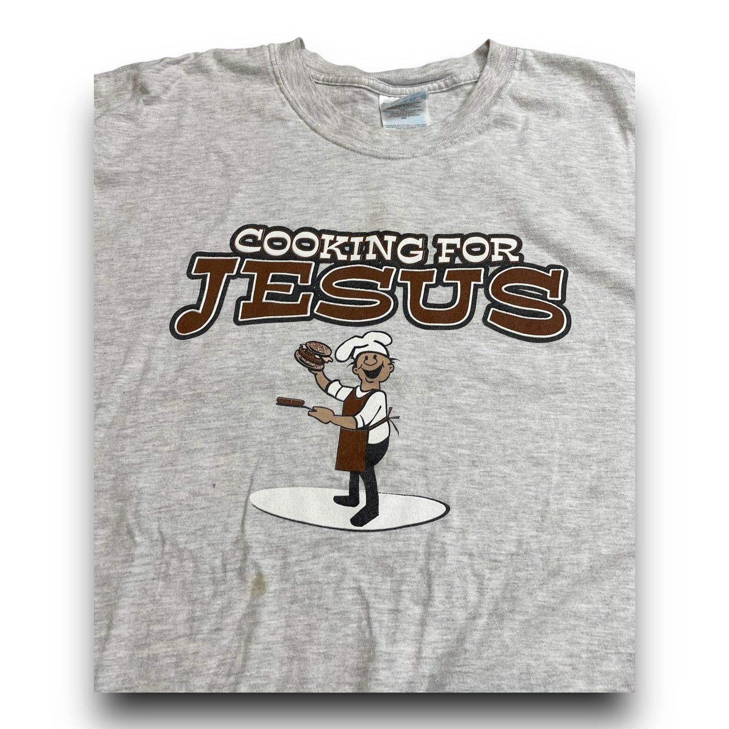 Y2K “Cooking for Jesus”Christian Shirt - XXL