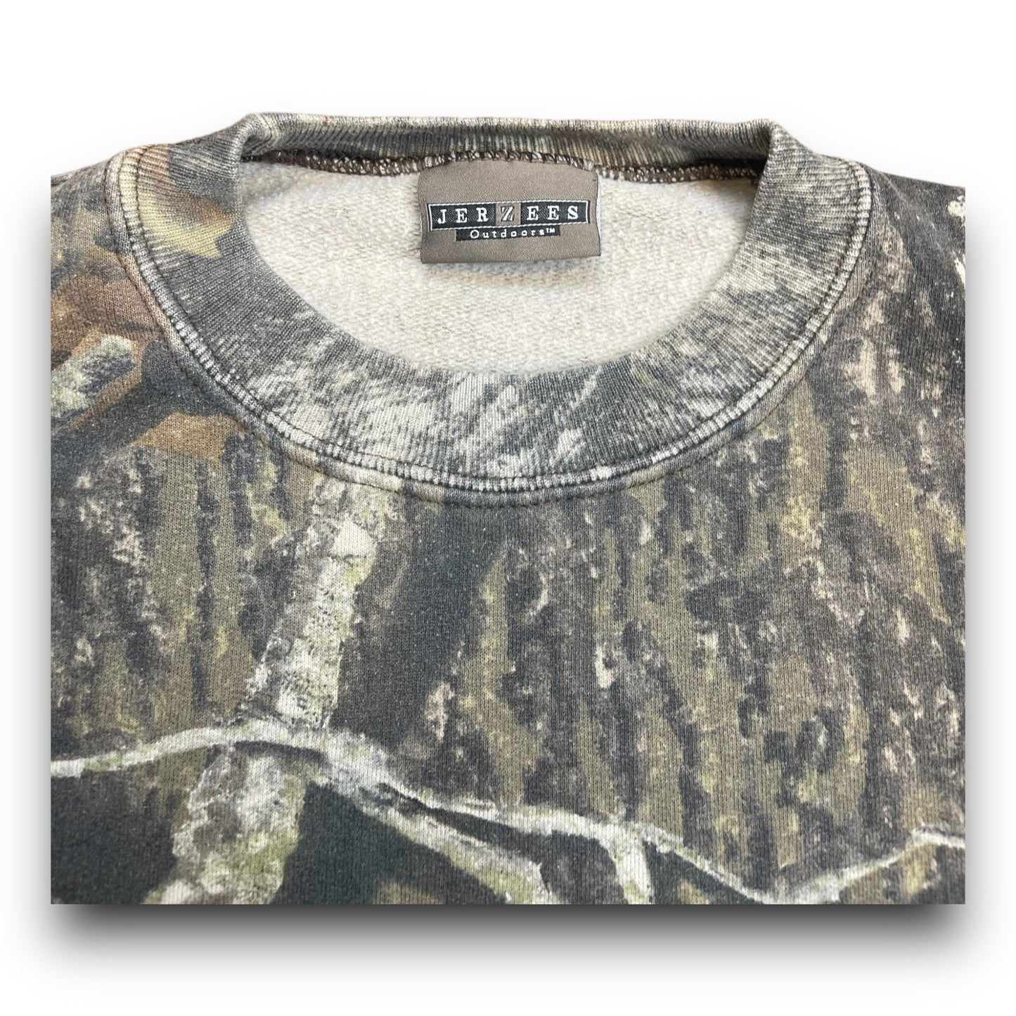 Vintage Camo Mossy Oak Crewneck - XL