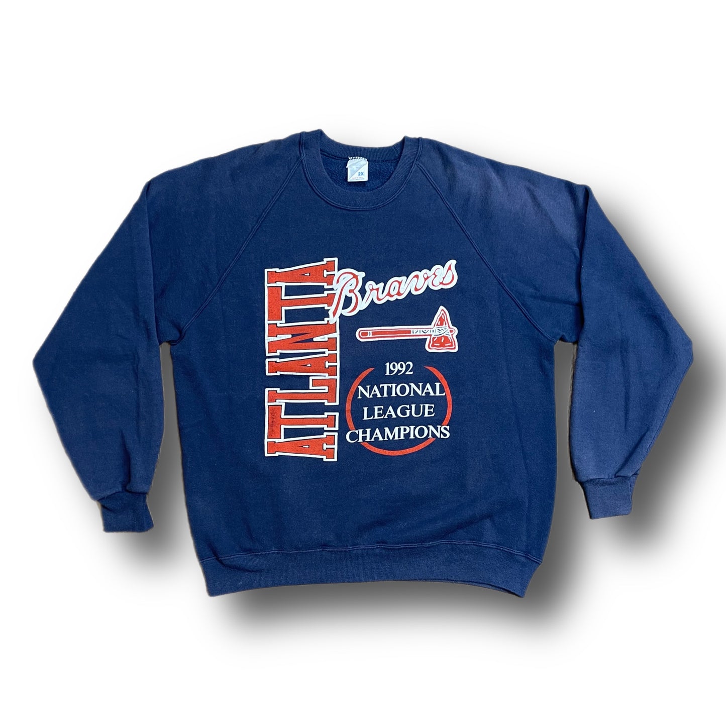 Vintage 1992 Atlanta Braves Crewneck - XL