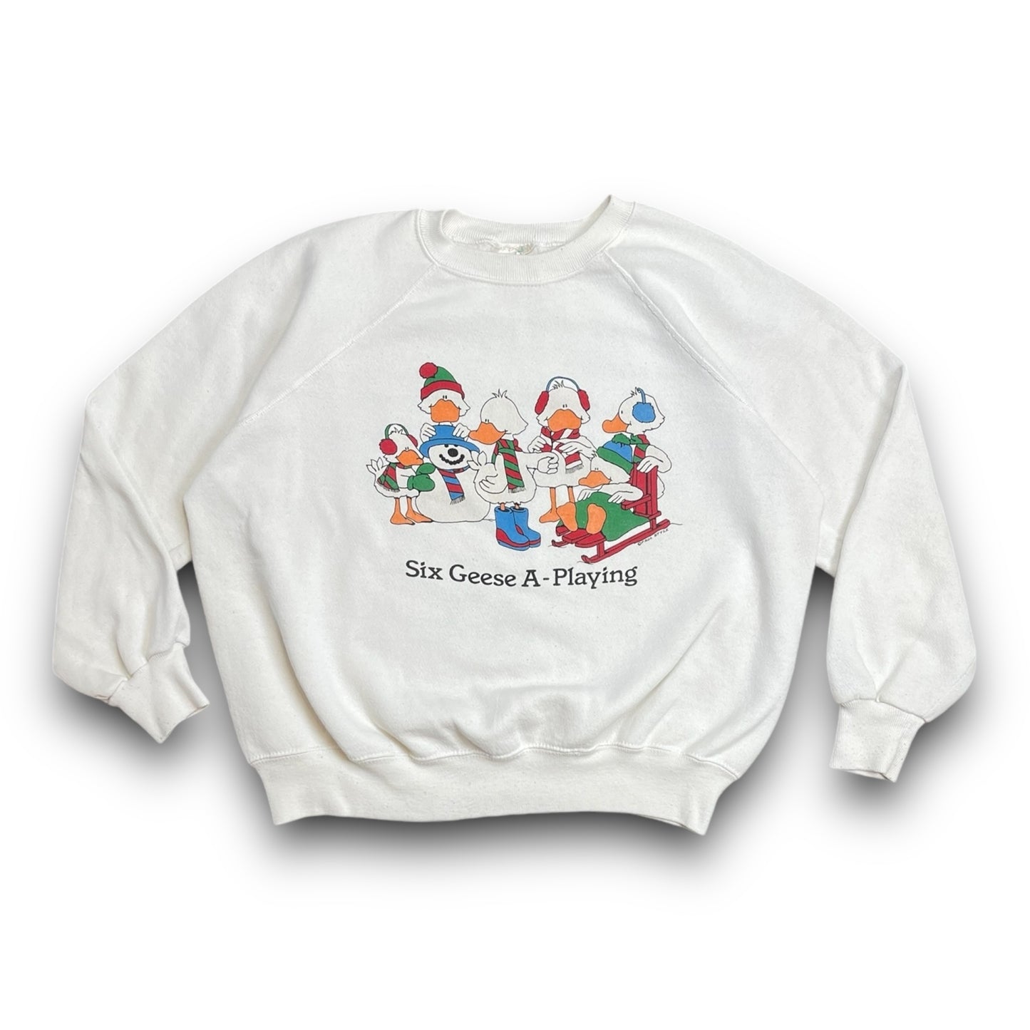 Vintage 90’s “Six Geese A-Playing” Crewneck - L/XL