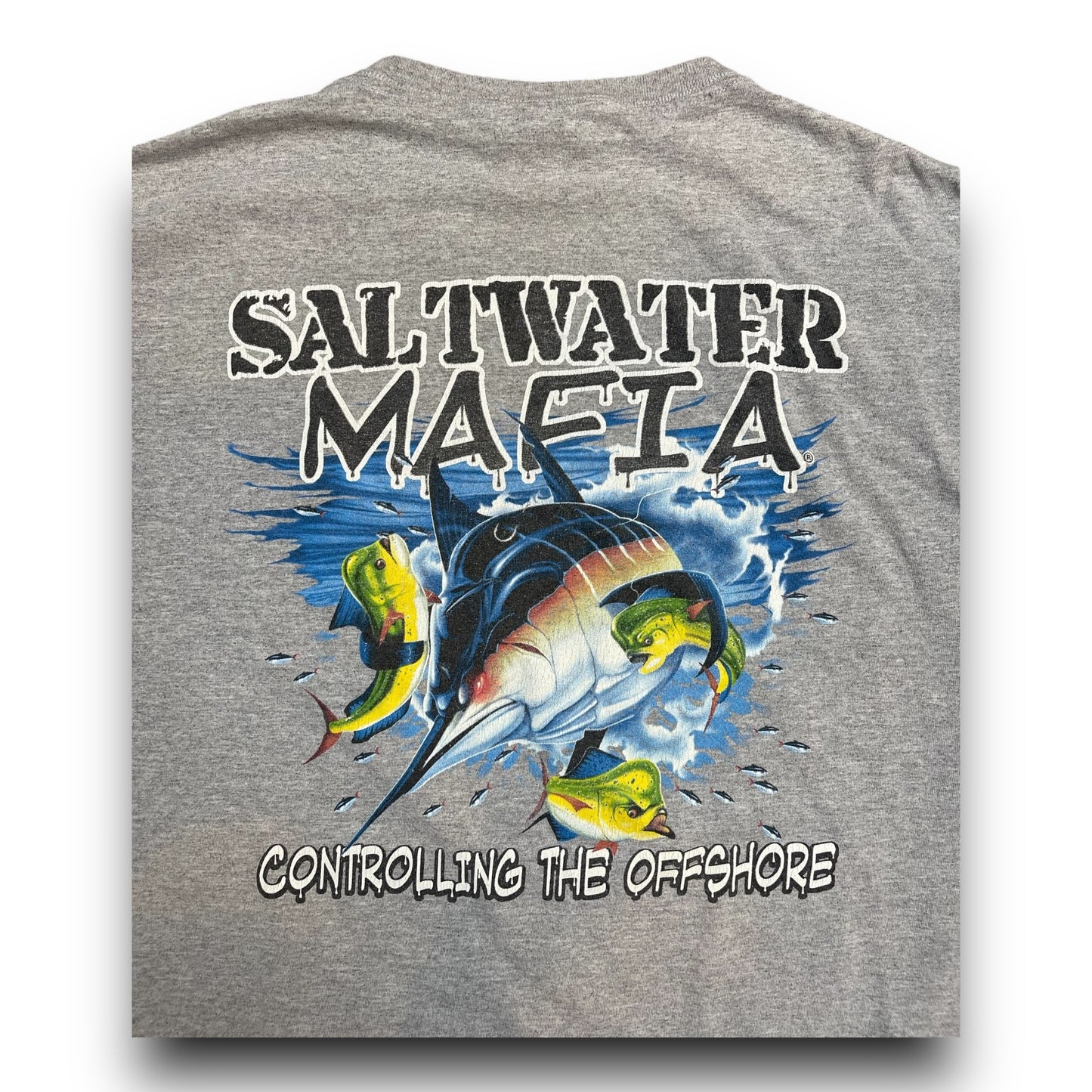 Y2K Saltwater Mafia Fishing Shirt - XL/XXL