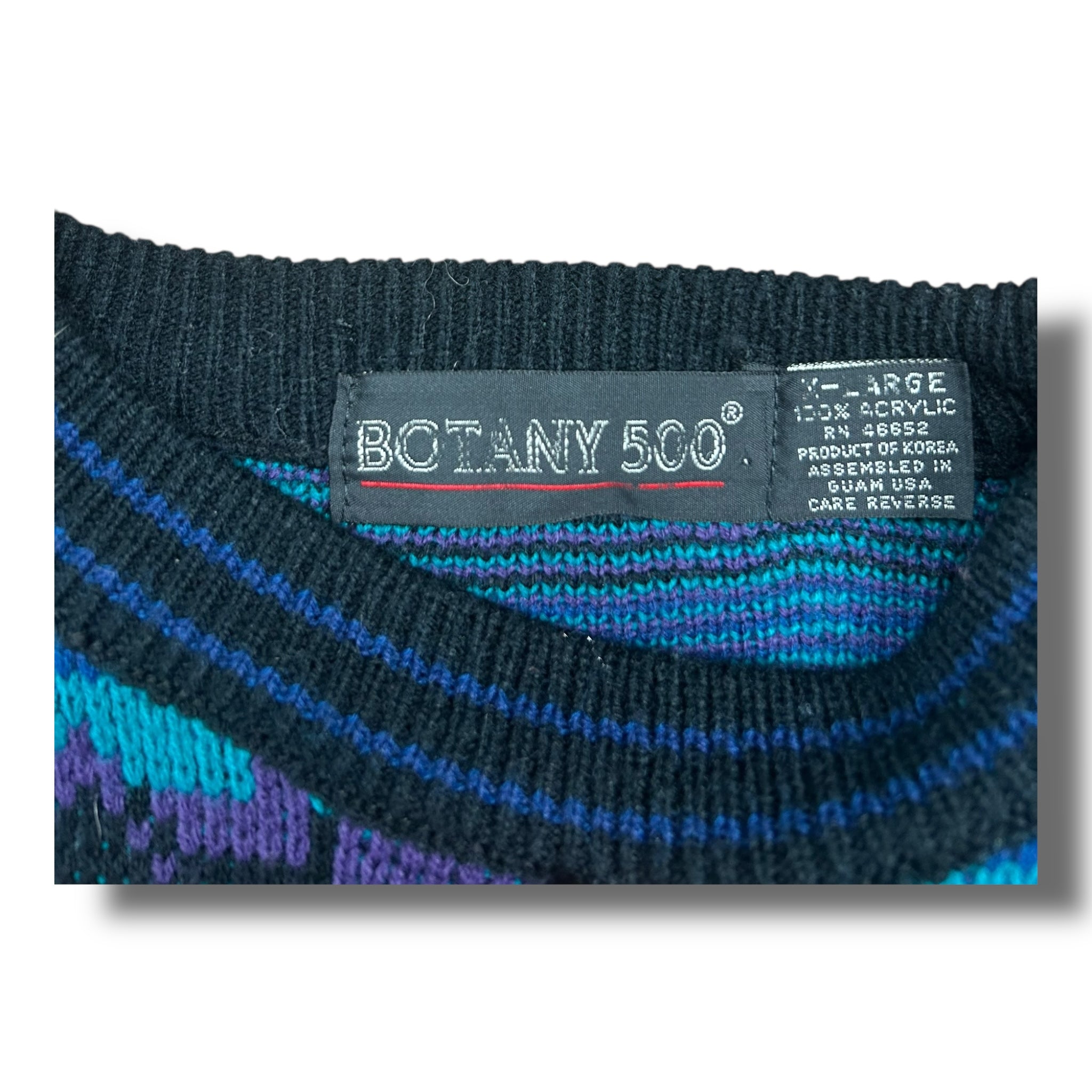 トップス 80s USA \"BOTANY 500\" RAGLAN SWEAT Vintage Botany 500 Sweater - L – FishThrifts