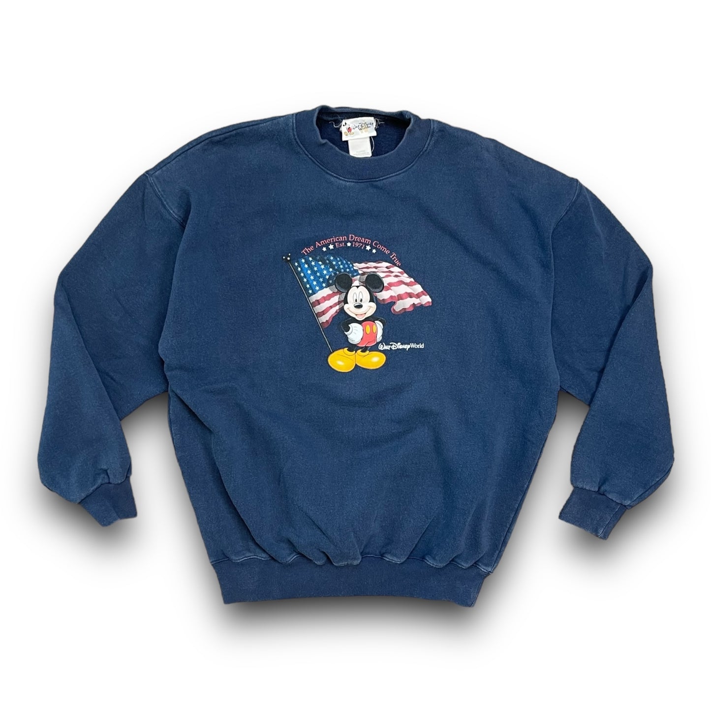 Vintage Disney World Mickey Crewneck - L/XL