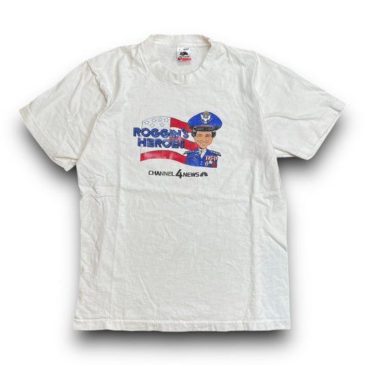 Vintage Channel 4 News “Roggin’s Heroes” Shirt - L