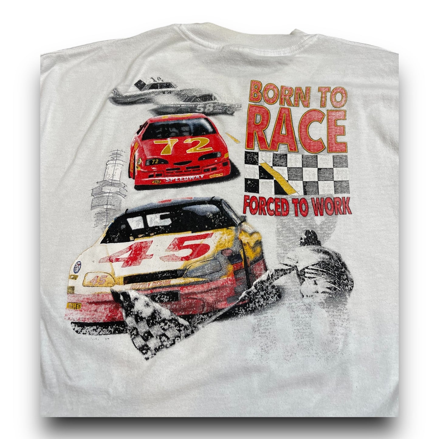 Vintage “Born to Race” Racing Shirt - XL