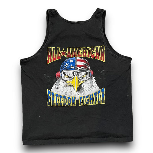 Vintage All American Freedom Fighter Tank Top - L