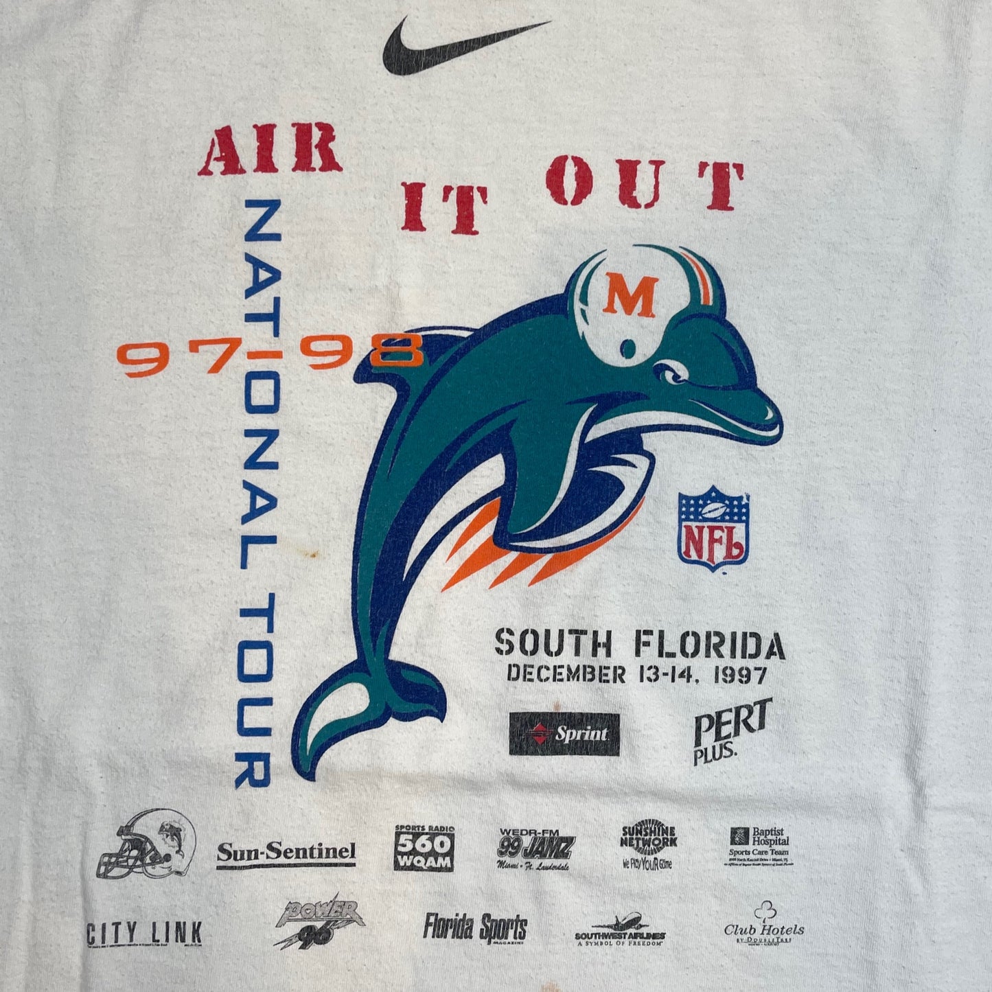 1994 Nike Miami Dolphins “Air-It-Out” x NFL Shirt